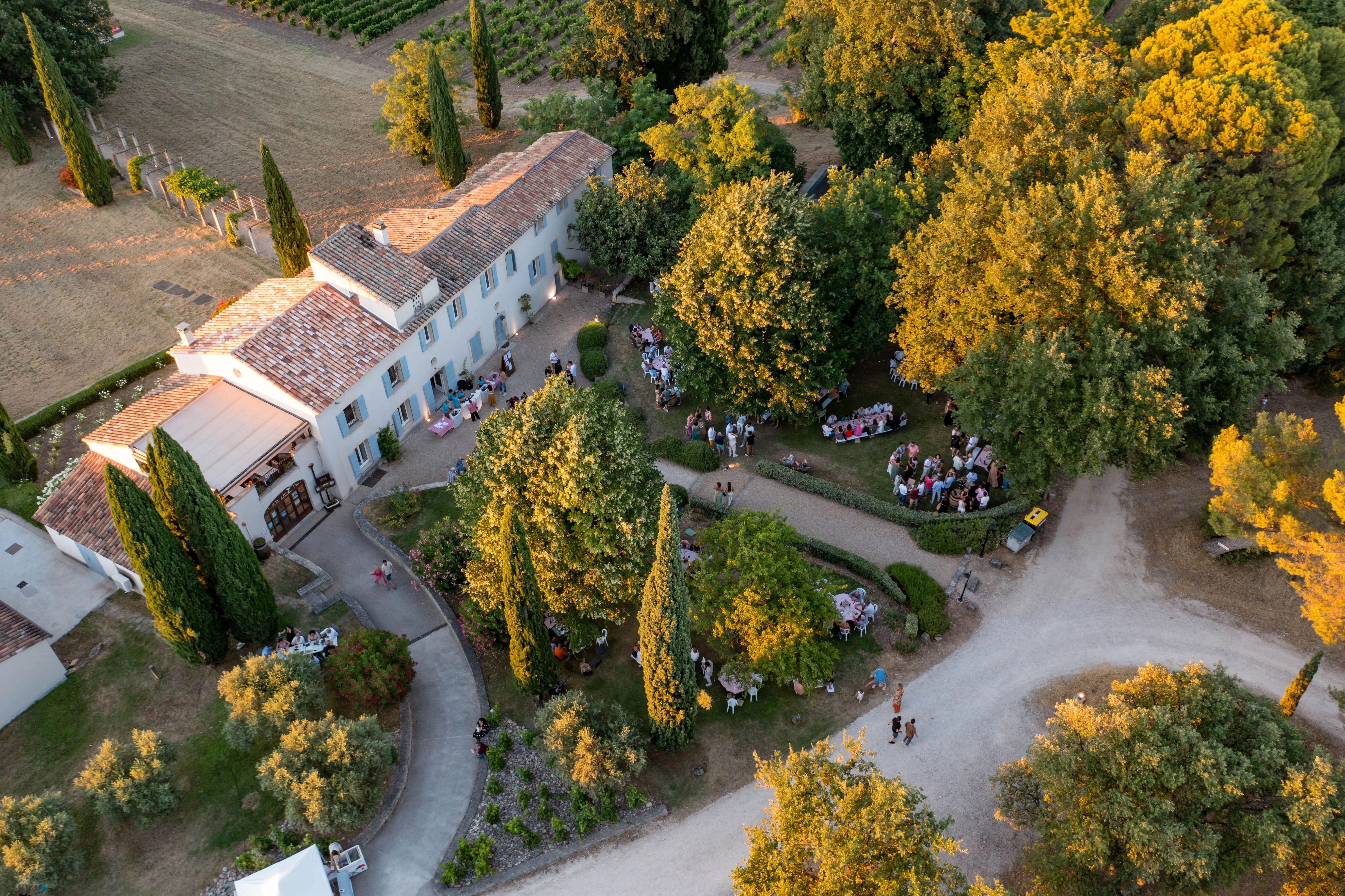 Soirée événement - Fin de soirée avec lumières d'ambiance
